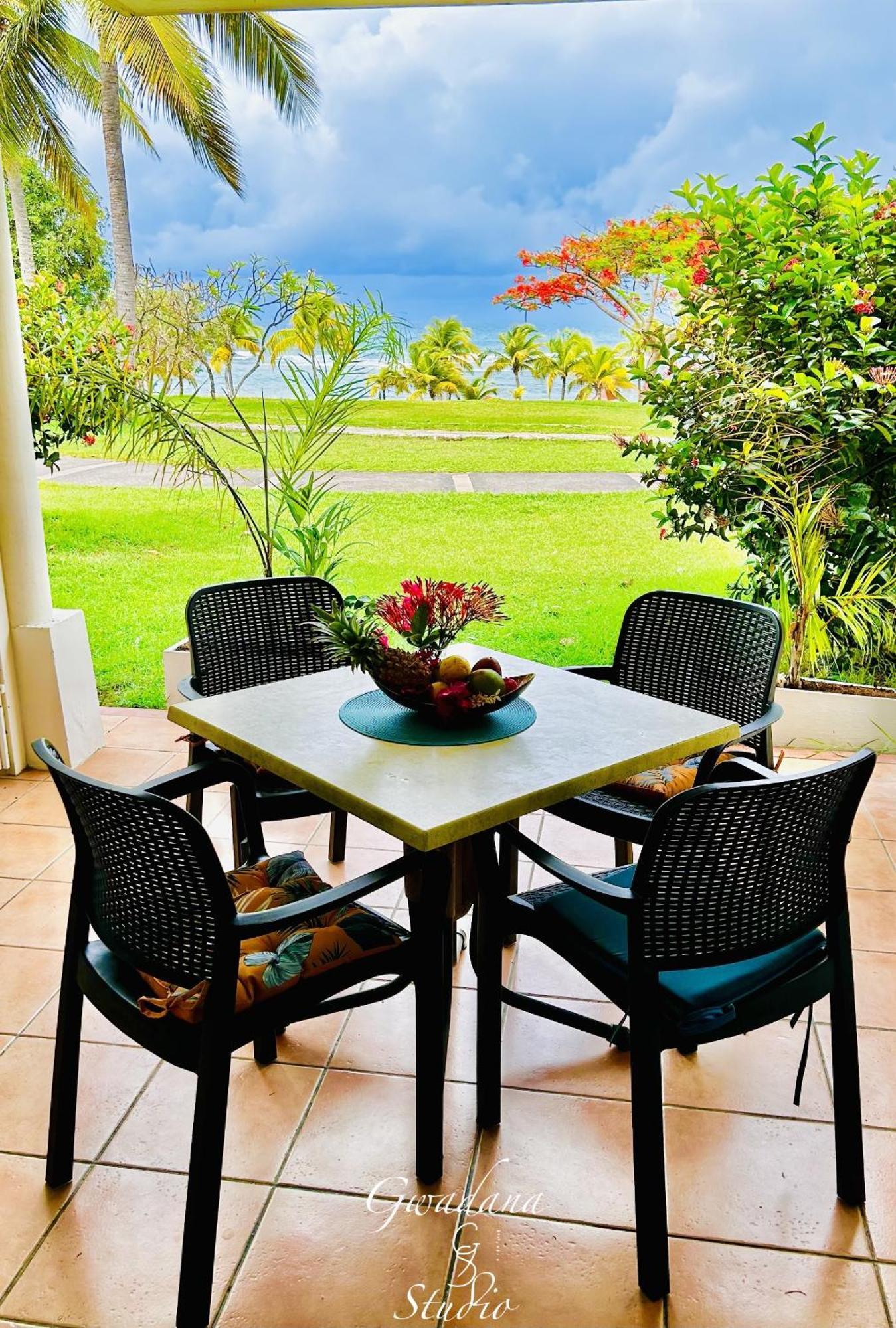 Acces Direct Plage, Vue Mer D'Exception, Les Gwada Studios, Village Vacances Sainte-Anne  Exterior foto
